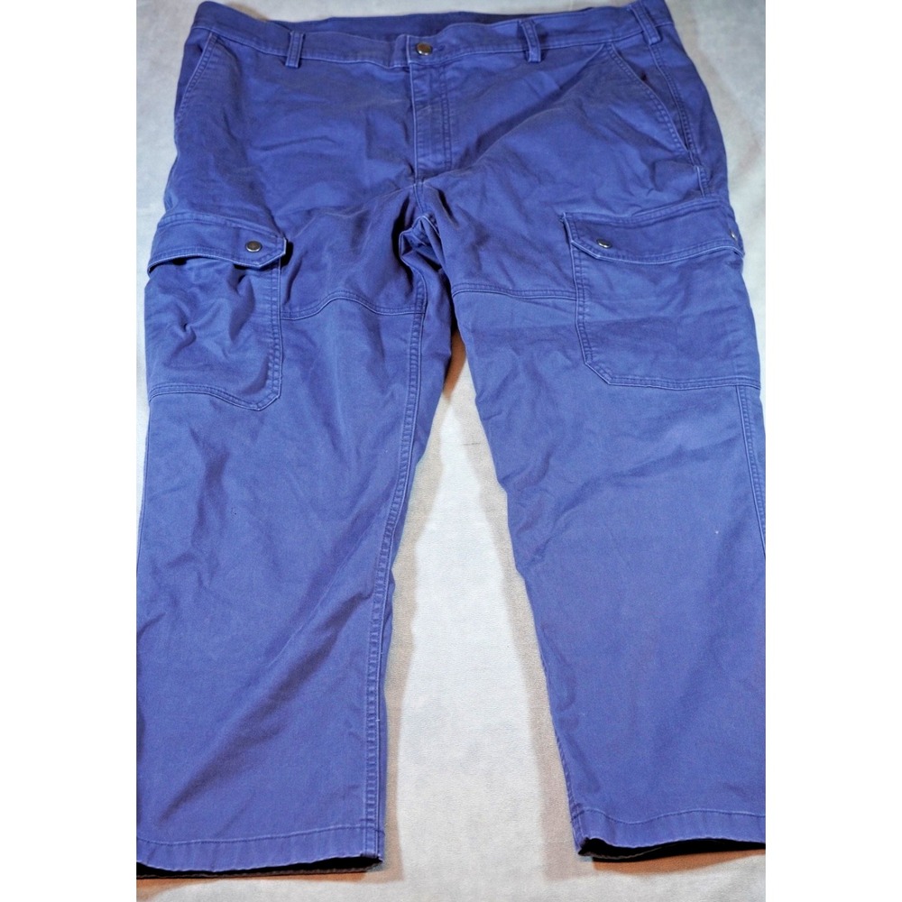 40 Grit by Duluth Trading Mens Slim Fit Cargo Pants Blue 44x30 Utility Workwear
